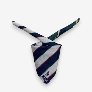 NWT Vintage Polo Ralph Lauren Handkerchief Ralph Lauren Bandana Luxury Neckerchief Pocket Square Womens Accessories Summer Gift for Him