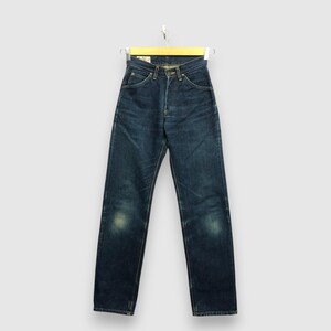 W24 Vintage Lee Riders Selvedge Jeans 90s Womens Lee High Rise Pants Distressed Lee Cowboys Faded Denim Lee Girlfriend Jeans Size 24x32