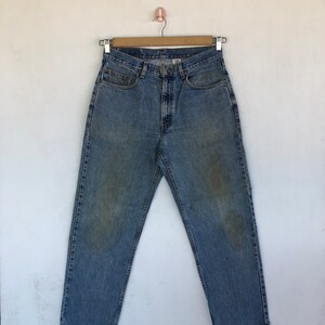 W30 Vintage Rusty Levi's 550 Light Wash Jeans 90s Levis Women High Rise Pants Levis Baggy Faded Denim Classic Levis Mom Jeans Size 30x30
