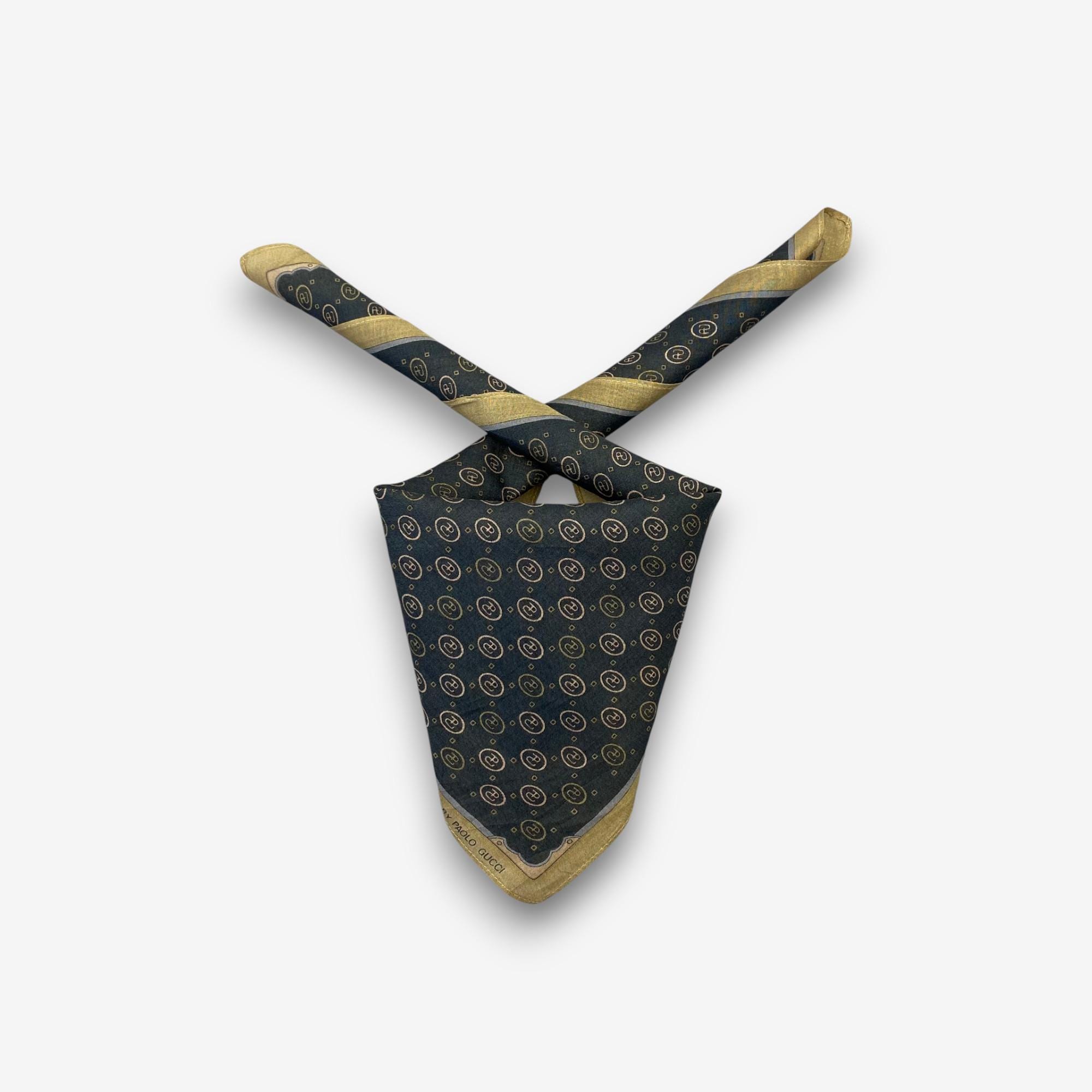 Gucci Geometric Patterned Headband Gucci Printed Head Wrap - Gold Hair Accessories, Accessories  main image 2