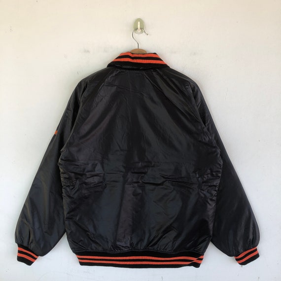 Coach leather baseball jacket deals