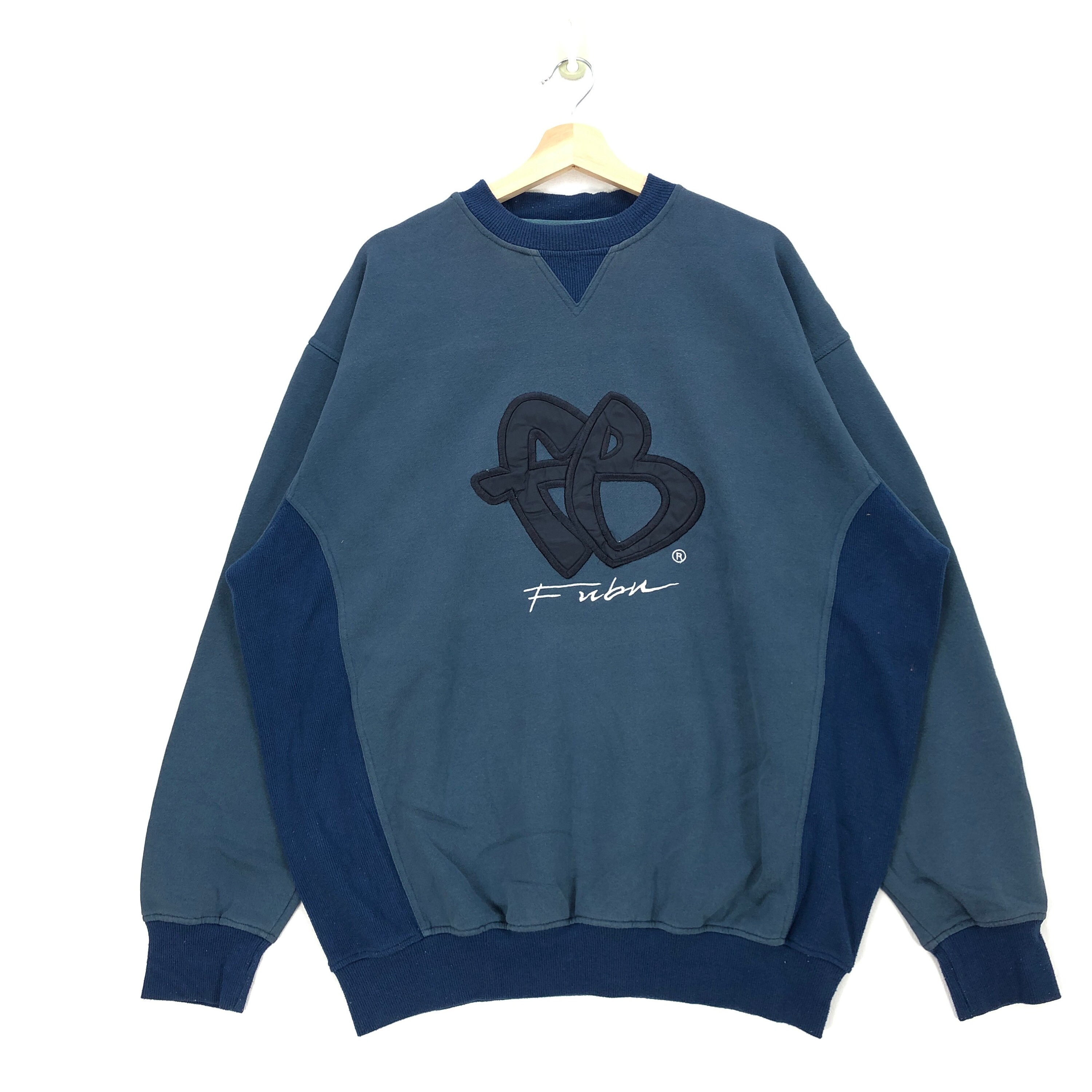 Vintage Fubu Sport Embroidered Sweatshirt 90s Fubu Sports Rap