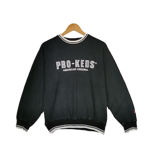[ KEDS] ★BASIC LOGO SWEATSHIRT Vintage PRO KEDS Sweatshirt Pro Keds Crewneck Pro Keds