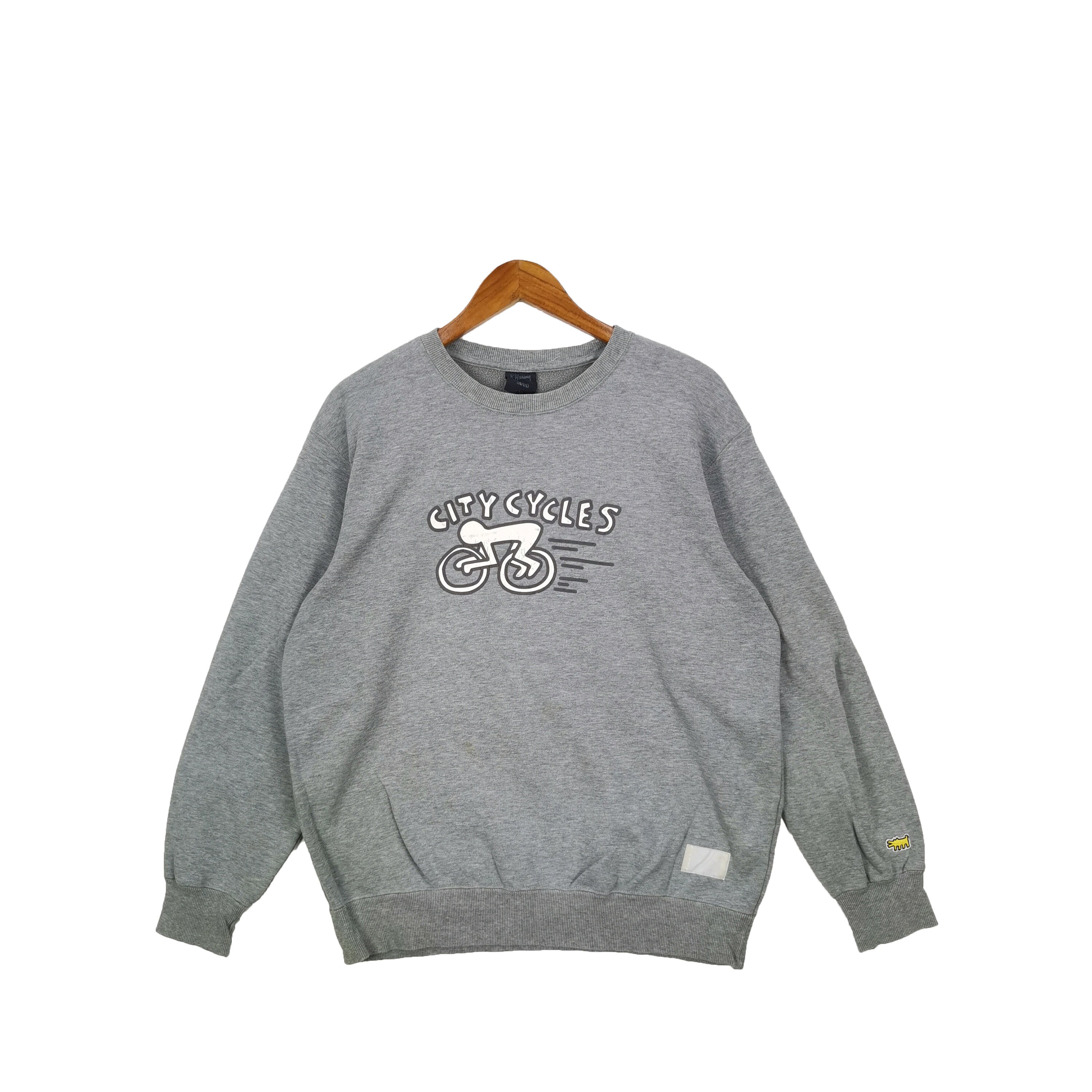 Keith Haring Crewneck - Etsy Keith Haring Crewneck - Etsy