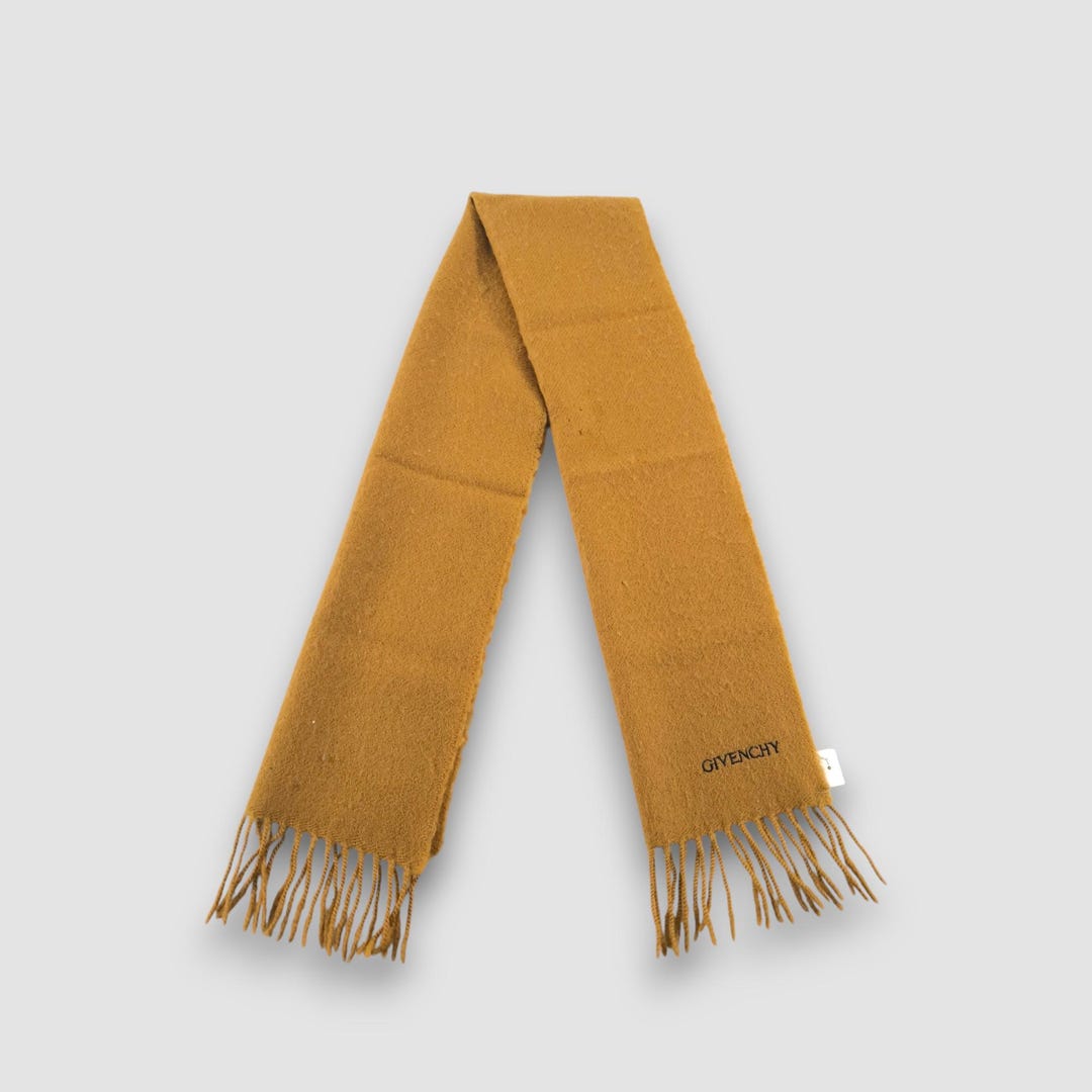 Vintage Givenchy Wool Scarf Givenchy Lambswool Scarves Givenchy