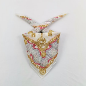 Vintage Celine Handkerchief, Celine Paris Bandana, Vintage Celine Accessories, Celine Pocket Square, Celine Scarf, Celine Neckerchief