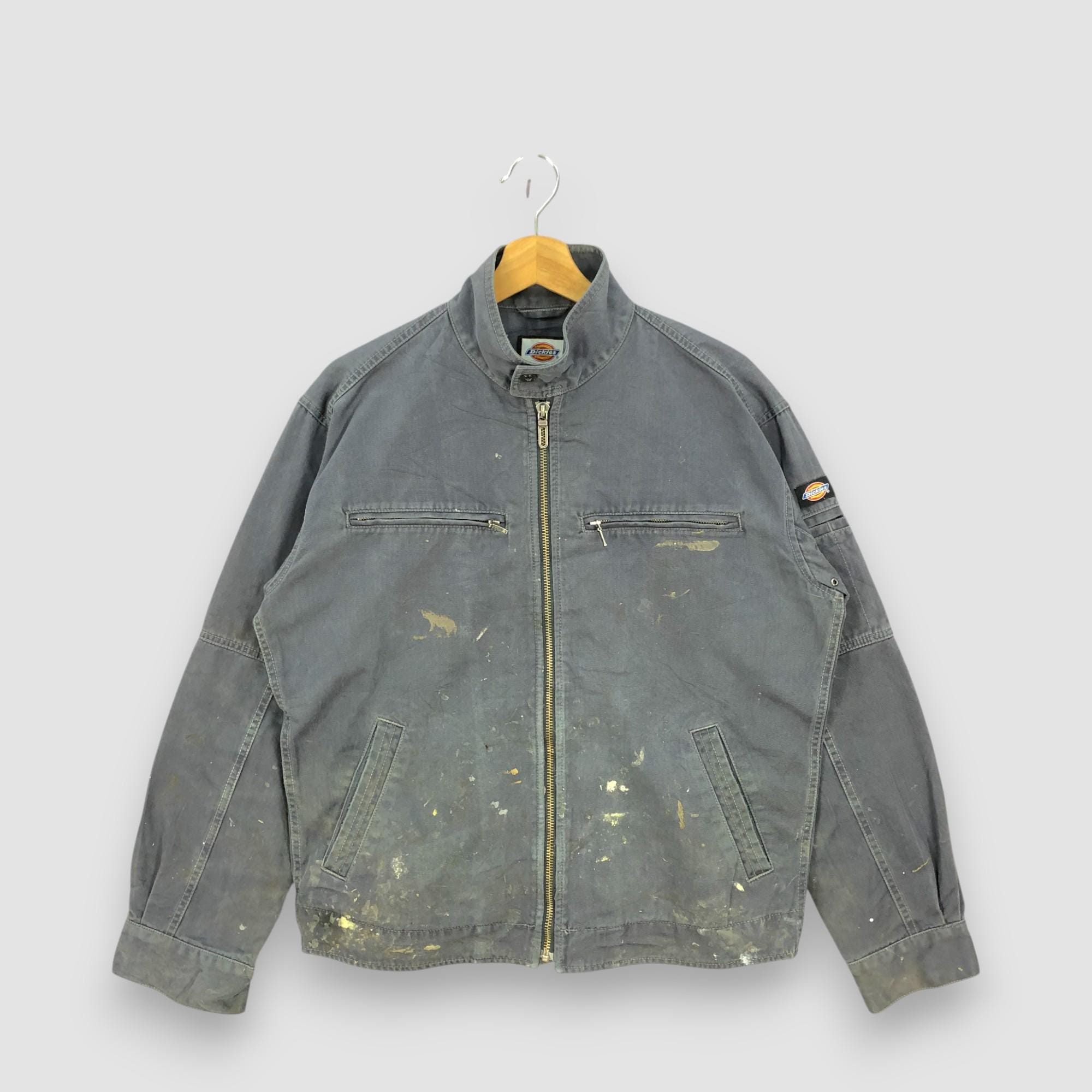 Vintage 90s Dirty Dickies Zipper Workers Jacket Large