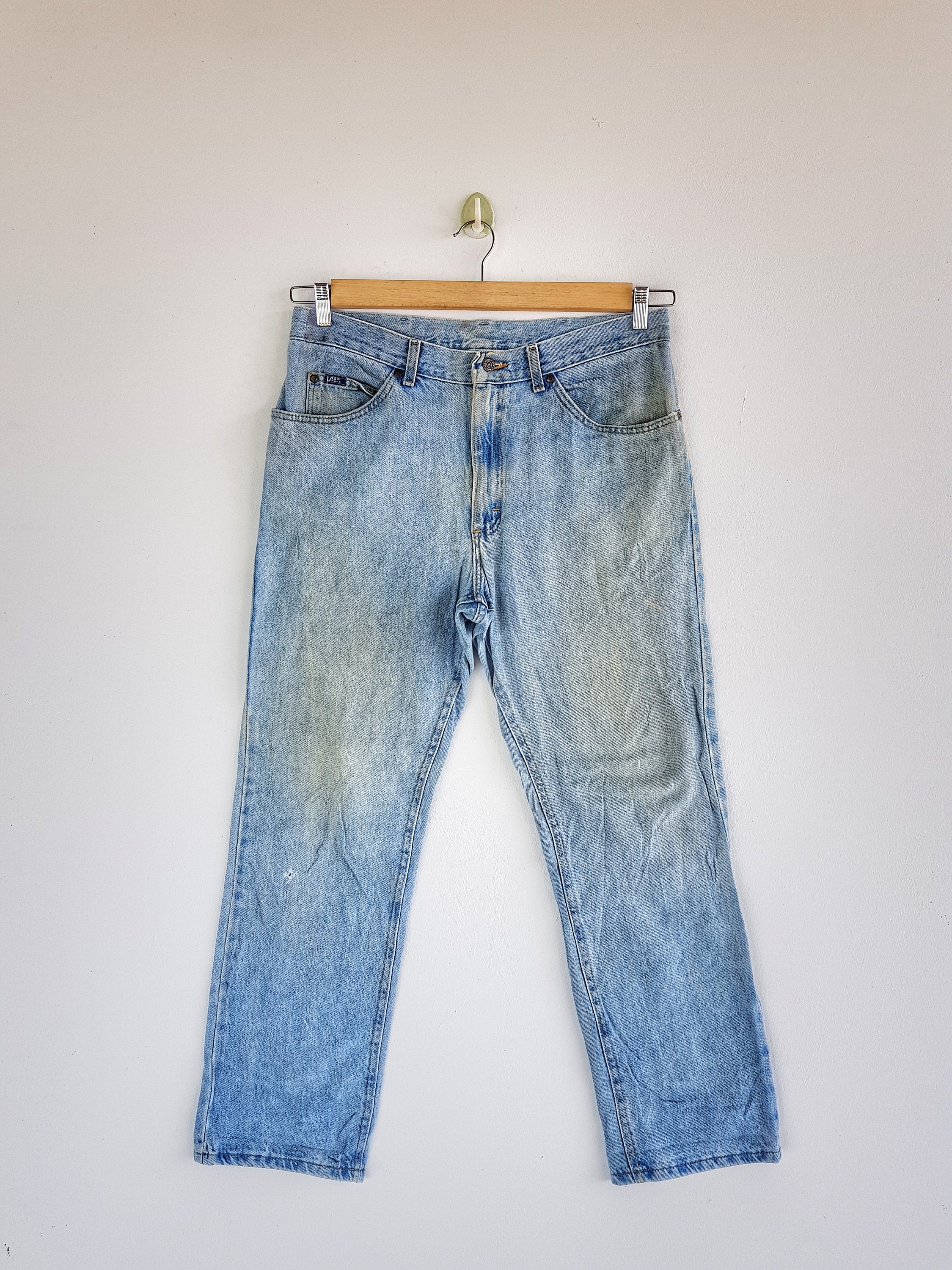 W34 Vintage Lee Light Wash Jeans 90s Women's Lee High