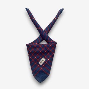 Vintage Yves Saint Laurent Handkerchief YSL Bandana Luxury Neckerchief Headband Pocket Square Womens Accessories Scarves Summer Gift for Her