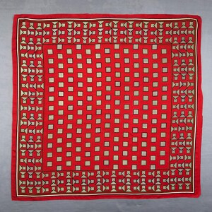 Vintage Silk Neck Scarf, Vintage Silk Stole Scarf, Vintage 80s Silk Muffler, Vintage Classic Silky Scarf, Vintage 80s Shawl, Square Scarf