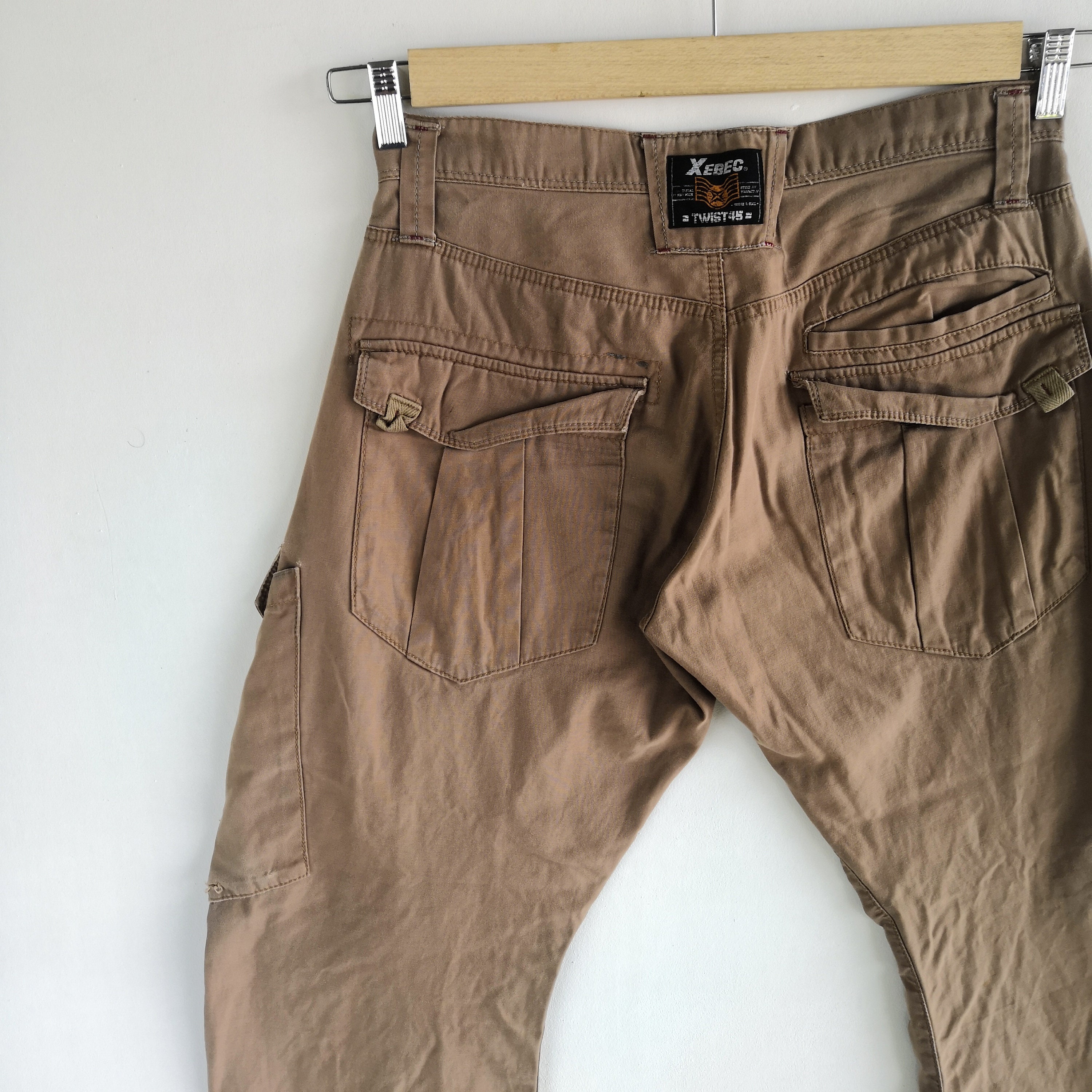 Size 32x26 Japanese Xebec Cargo Pants Y2k Harajuku Casual