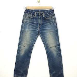 W31 Vintage Levi&#39;s 505 Distressed Jeans Y2K Womens High Waisted Pants Levis Faded Stone Wash Denim Levis Girlfriend Jeans Size 31x29