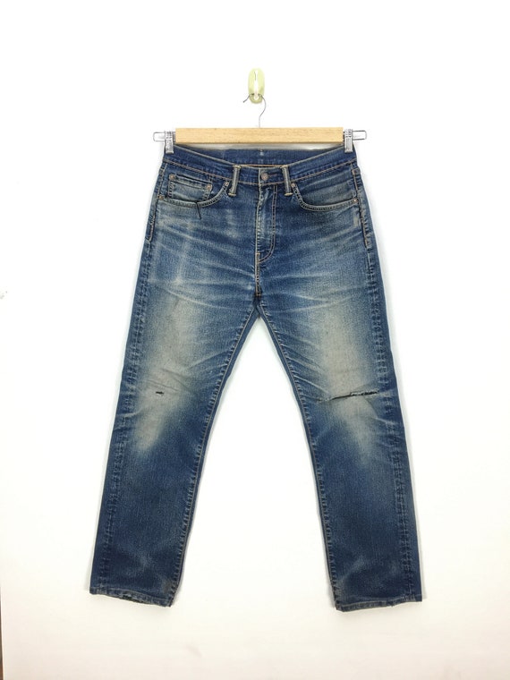 W31 Vintage Levi's 505 Distressed Jeans Y2K Women… - image 1