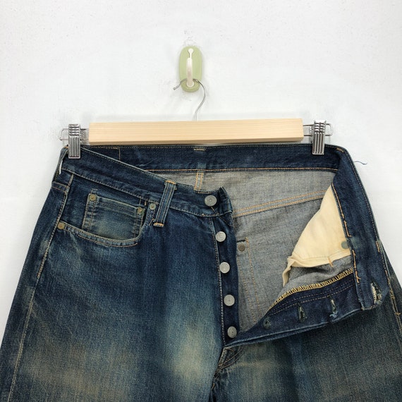 W30 Vintage Full Count Selvedge Jeans Y2k Harajuk… - image 6