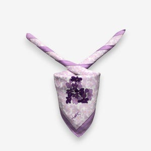 Vintage YSL Handkerchief Yves Saint Laurent Pocket Square YSL Bandana Womens Accessories Neckerchief  Neck Scarf Headband Gift for Her