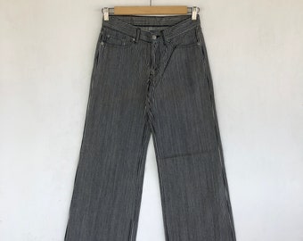 Vintage Levis Hickory Jeans Levis Size Small Size 26 Womens Levis Pants Levis High Waisted Denim Wide Leg Jeans