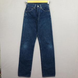 W25 Vintage Levis 701 Selvedge Jeans Y2K Levi&#39;s Redline Faded Blue Denim Women&#39;s High Rise Pants Girlfriend Western Overall Jeans Size 25x32