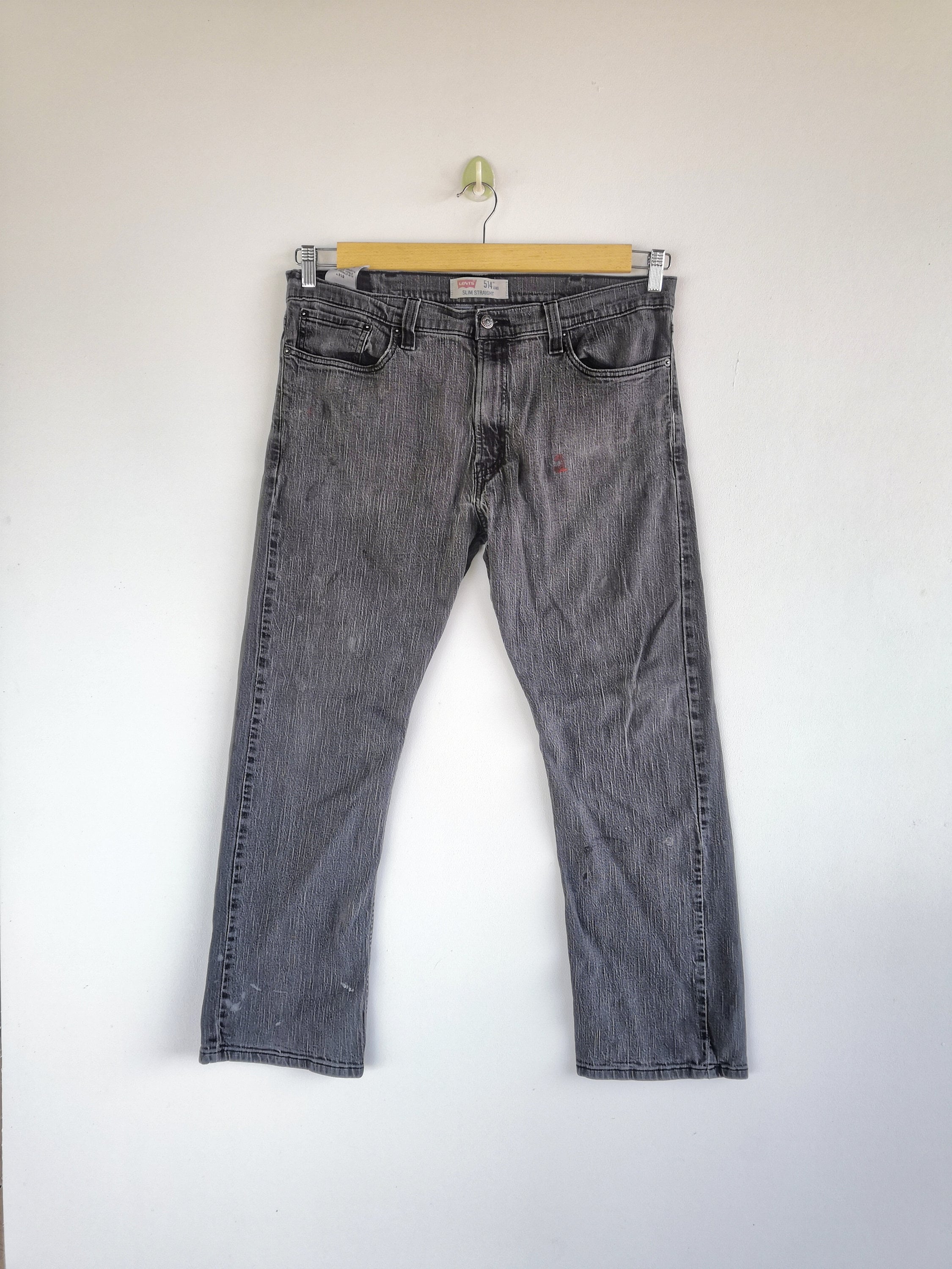 W36 Levis 514 Jeans Super Black Jeans Levi 514 Denim Womens - Etsy New  Zealand