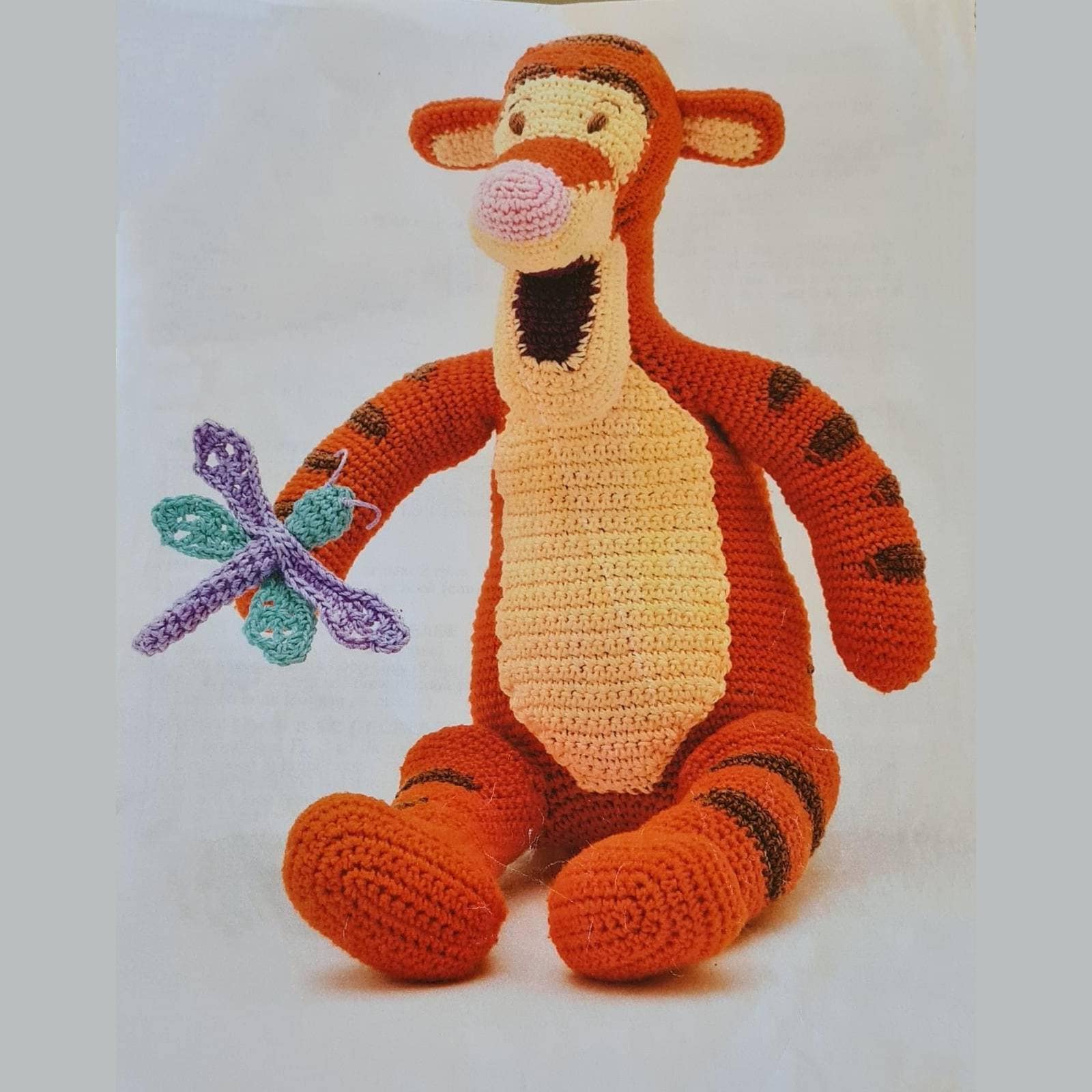 Hand Crocheted Tigger Etsy