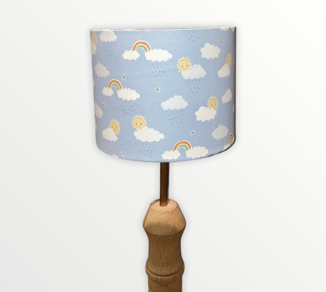 25cm Lampshade Childrens Lamp Shade Drum Lampshade Nursery Etsy UK