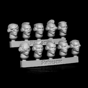 SMA311 Statuesque Heroic Scale Female Heads XL - Techno Roiders