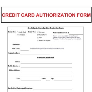 Formulario de autorización de tarjeta de crédito (formato PDF rellenable)