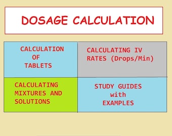 Dosage Calculation - Dosage Calculation for Nursing Practice