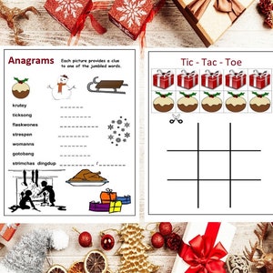 7 Christmas Printable Games for Kids - Party Games for Adults and ...