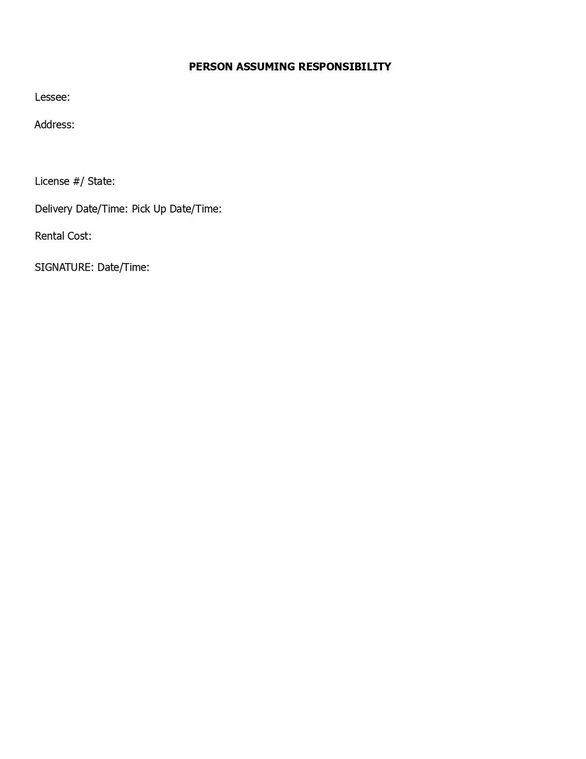 Bounce House Rental Agreement Inflatable Rental Contract Etsy