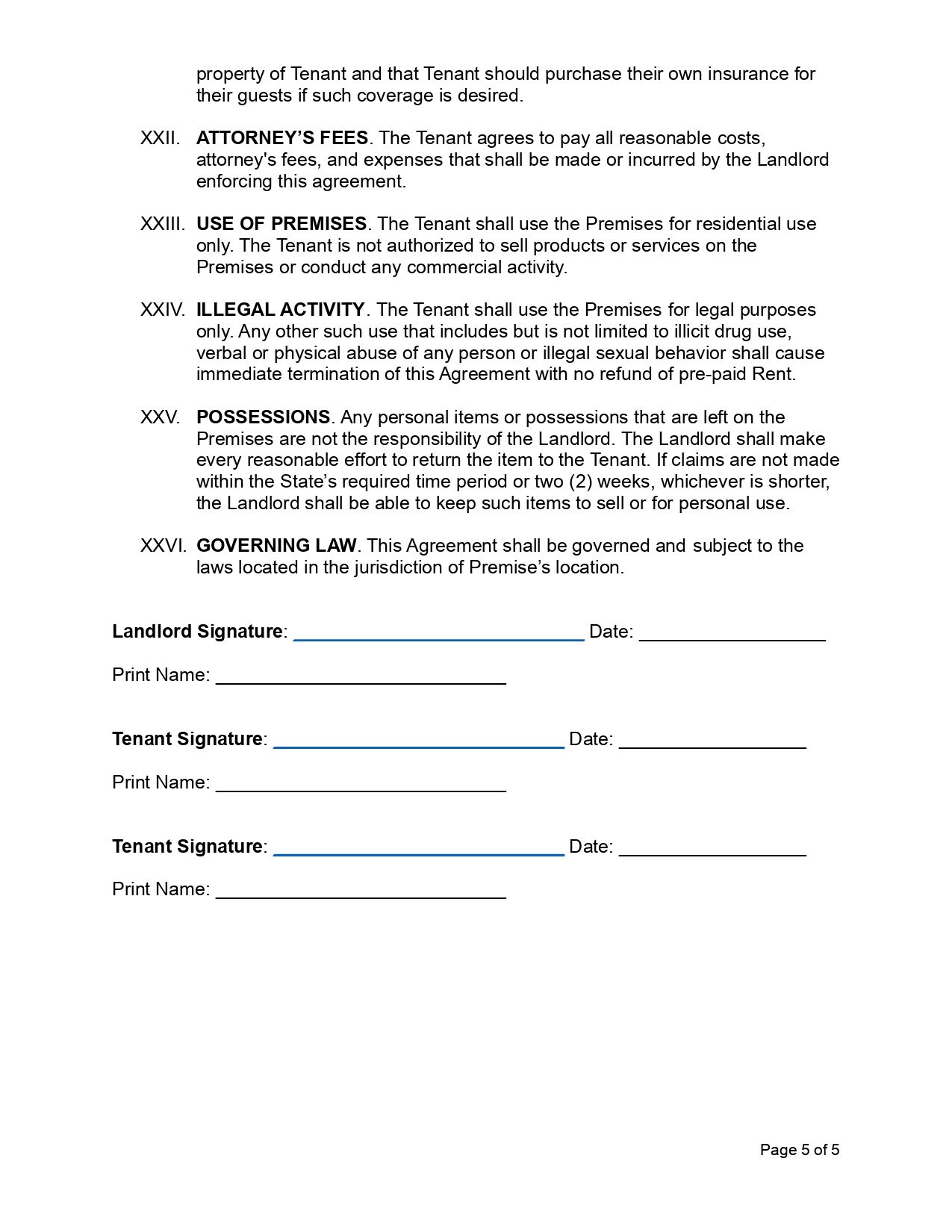 Short Term Rental Agreement Vacation Rental Agreements Etsy