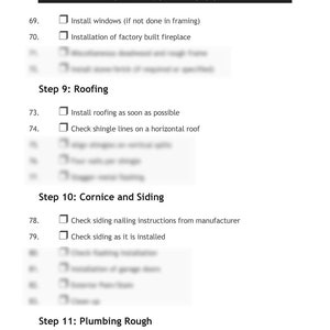 All-in-one New Home Construction Checklist - Building Planner and ...
