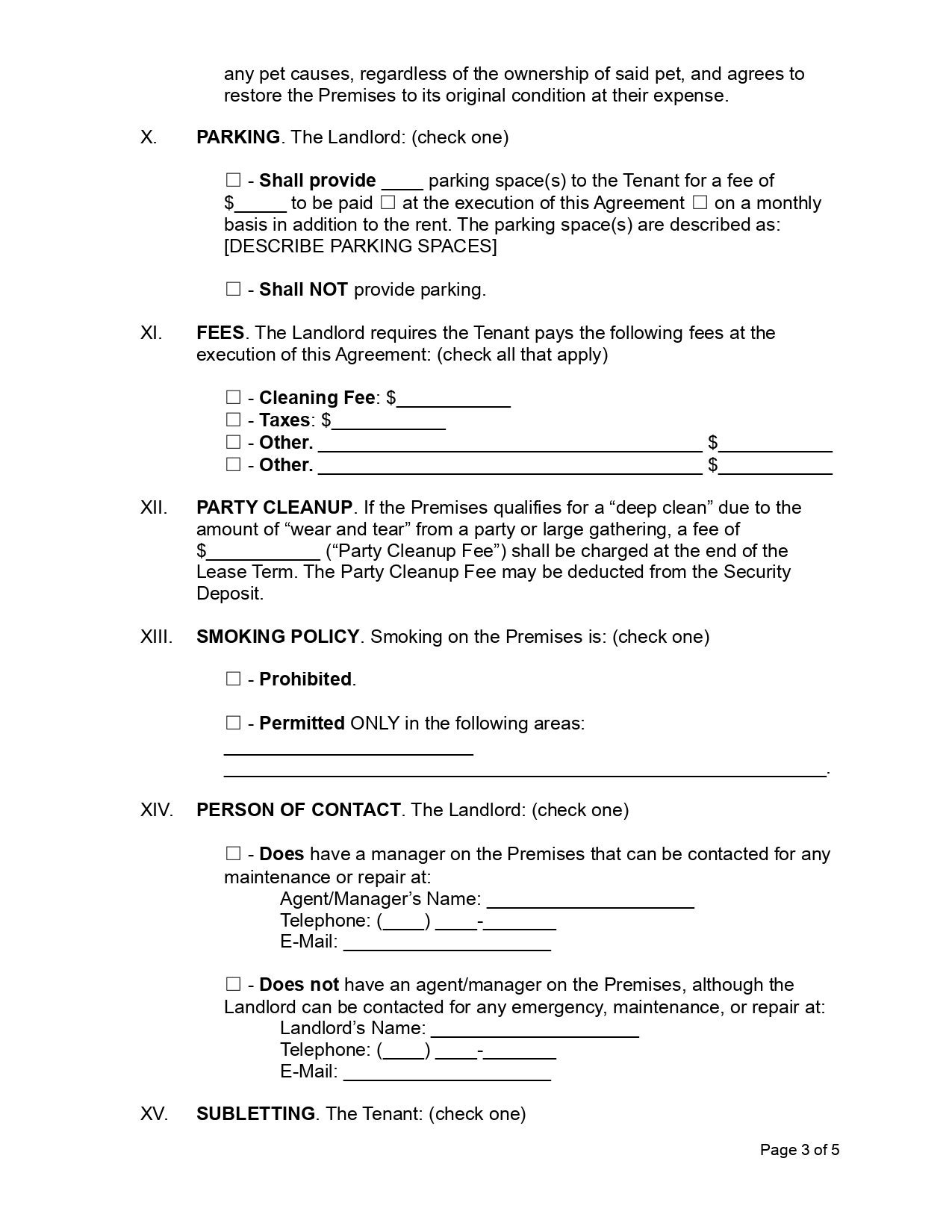 Short Term Rental Agreement Vacation Rental Agreements Etsy