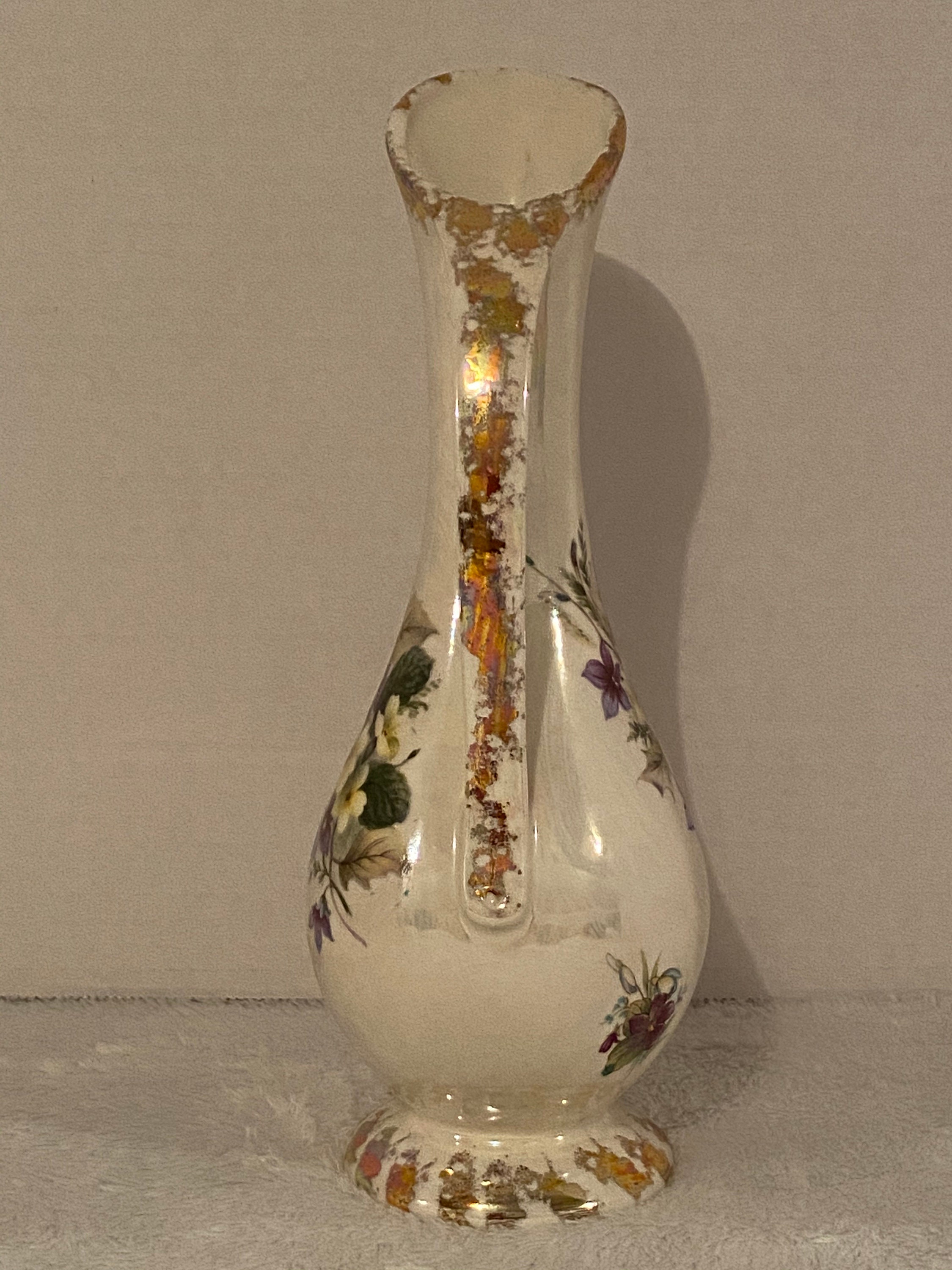 Floral Pitcher Bud Vase Holland Mold - Etsy