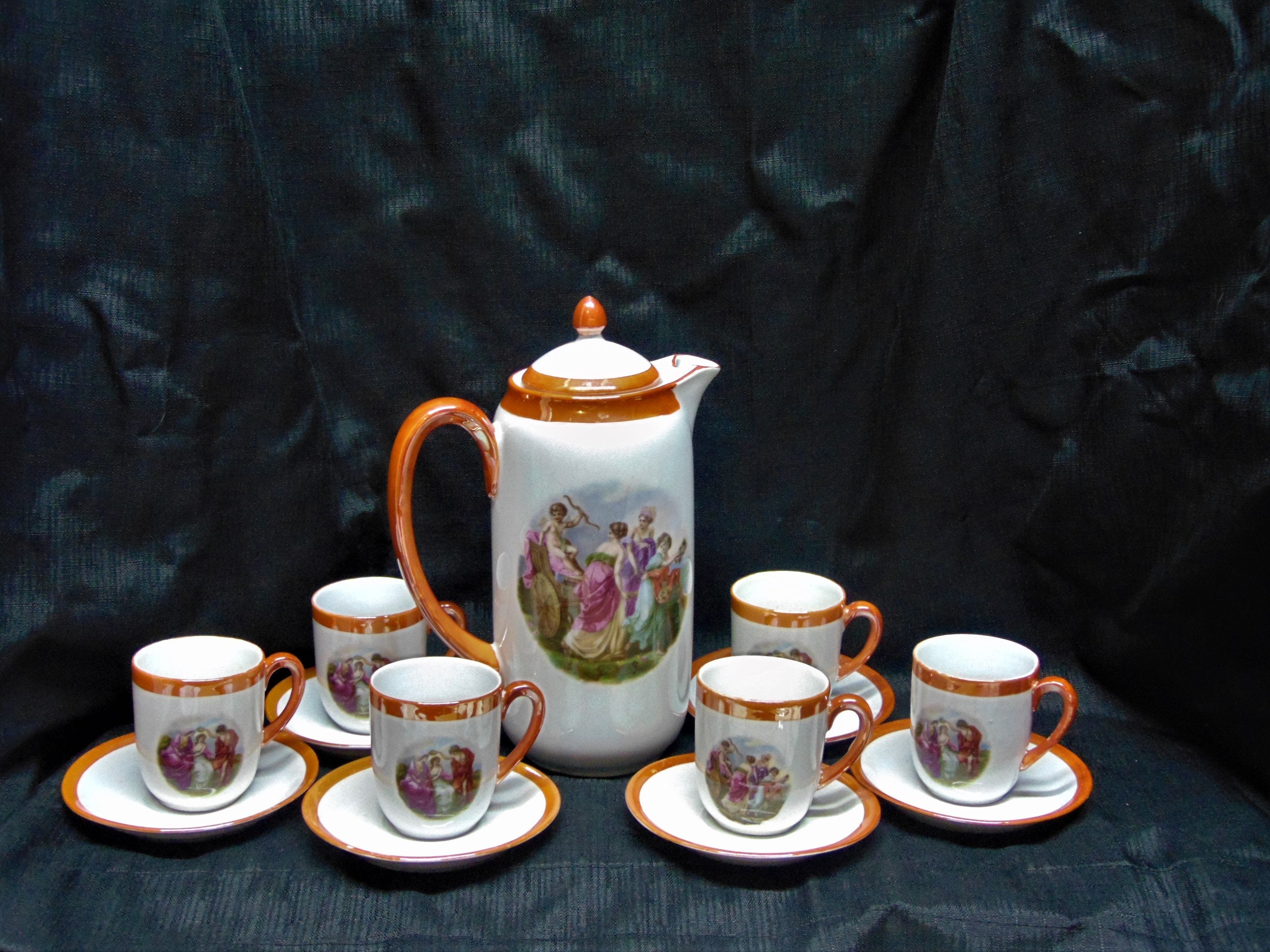 Victorian Bavarian Hot Chocolate Set Antique - Etsy