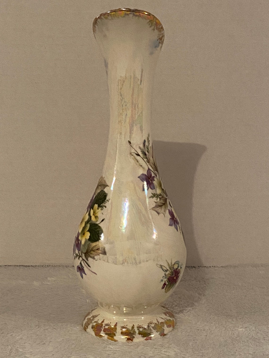 Holland Mold Floral Pitcher Bud Vase Etsy