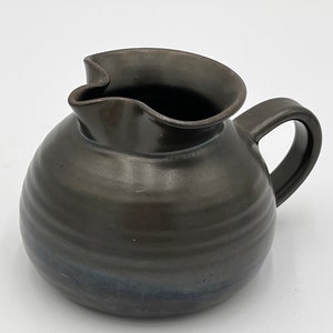 Prinknash Pottery Jug Black Lustre England
