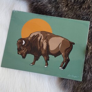 Lone Buffalo - sticker