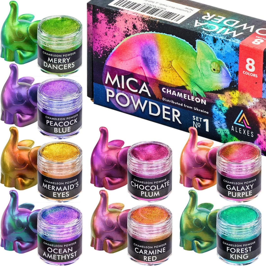 Chameleon Mica Powder, Color Shift Powder, Holographic Pigment Powder