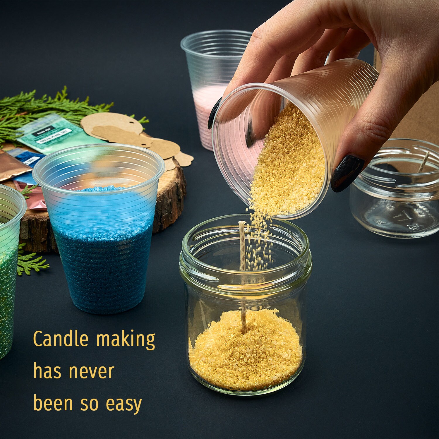 Candle making kit for beginners DIY candle Etsy
