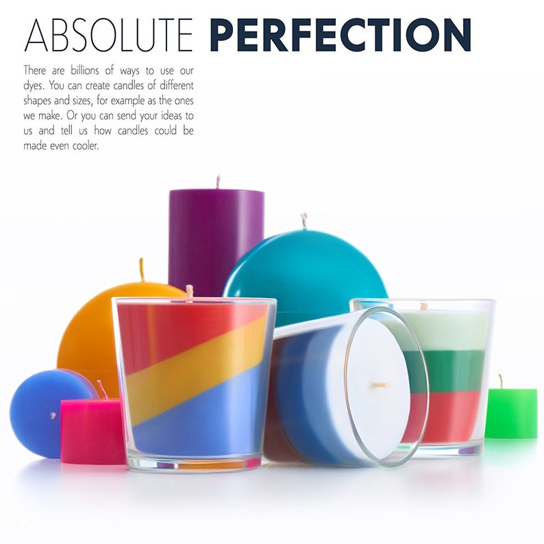 16 Candle Dyes Wax Dyes for Candle Making Color Chips for Etsy