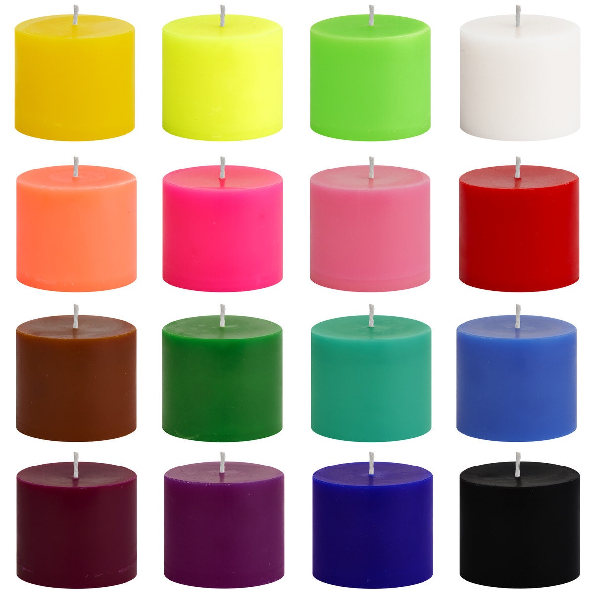 Candle Wax Dye Color Chips Soy Candles Making Kit Coloring Pack Supplies 16 Set