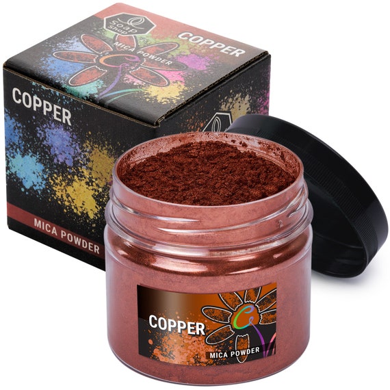 Red Mica Powder for Epoxy Resin 2oz. Jar - For Soap Making