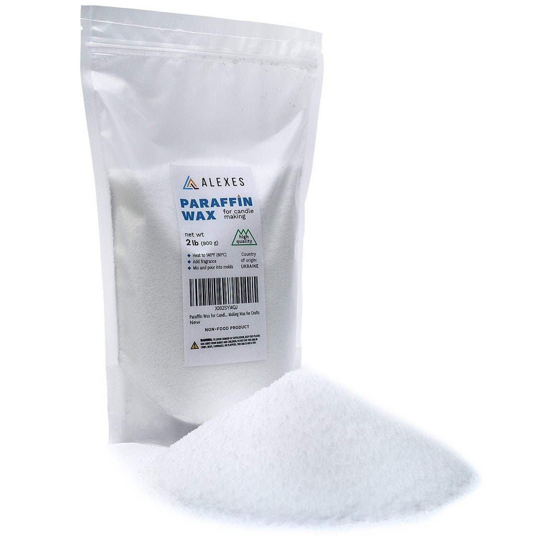 1, 2, 5 LB Paraffin Wax for Candle Making, Unscented Pure Paraffin Wax