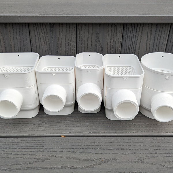 New Removable Rainwater Diverter Kit (1/2) - For All Residential Downspouts