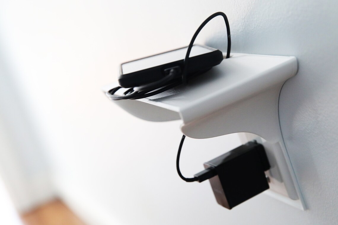 Single Wall Outlet Shelf Perfect for Bathroom Kitchen Etsy