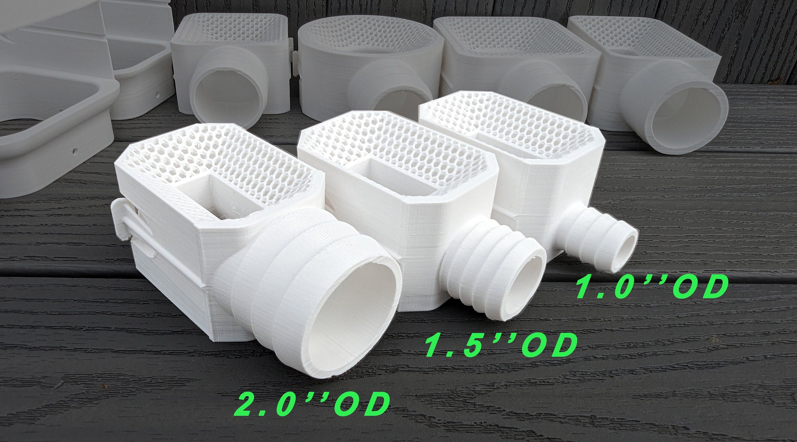 Kit Deviatoio Acqua Piovana FloPlast RVS1W Bianco – Adattabile A Pluviali Rotondi E Quadrati