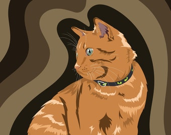 Vector pet illustration from your photo