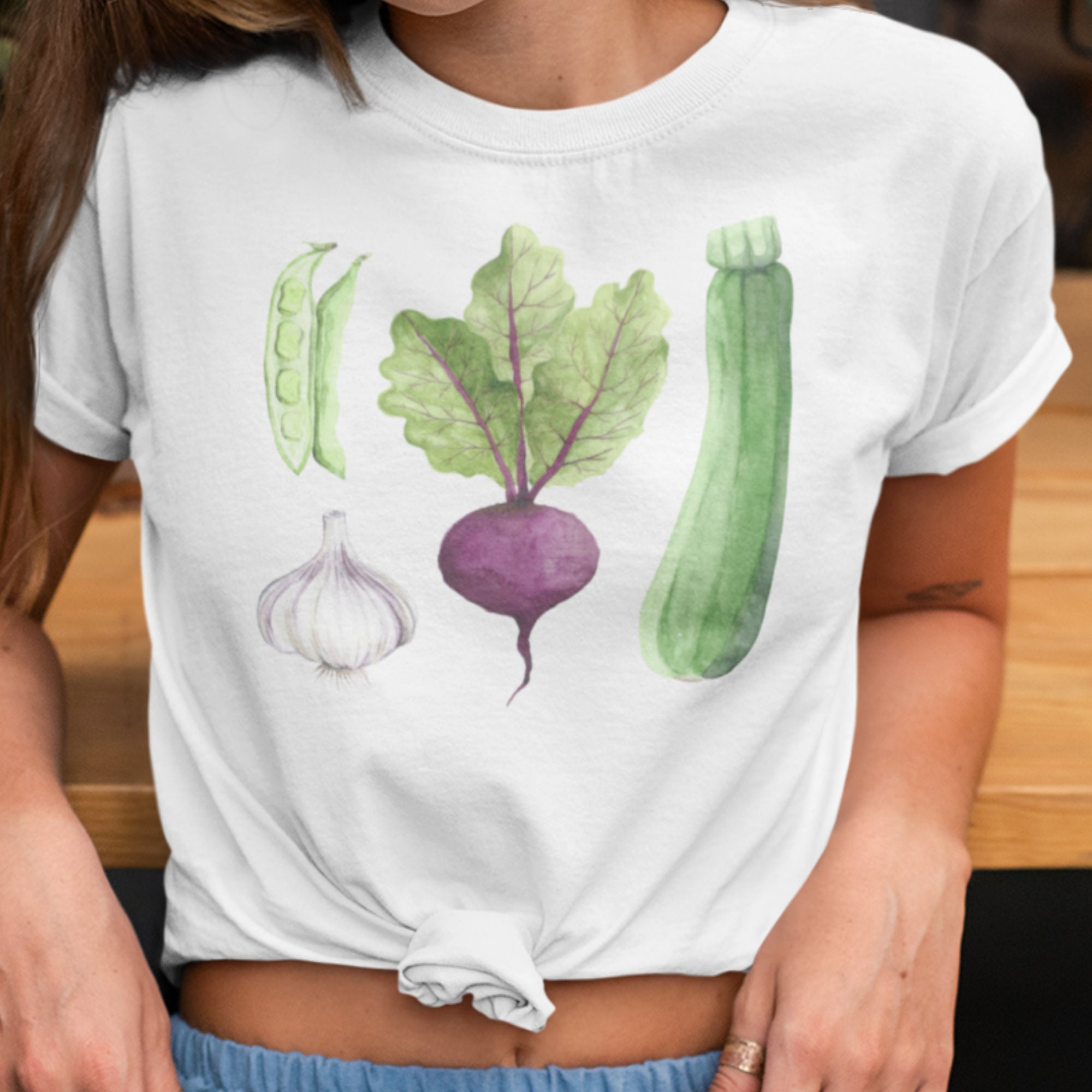 Vegetables Tshirt Gardener Shirt Beetroot Zucchini Peas Etsy UK