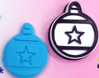 Cookie cutter - stamp Christmas ball