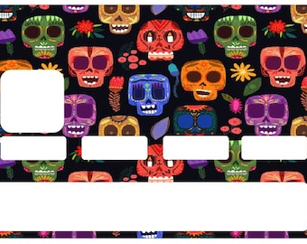 Carte D Anniversaire Tete De Mort Etsy